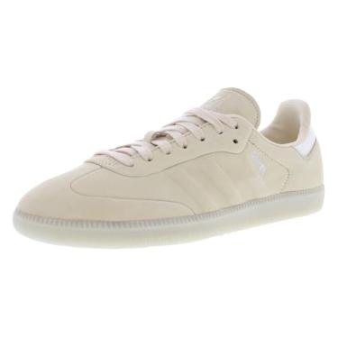 Imagem de adidas Originals Tênis de futebol masculino Samba, Sand Strata/Off-white, 42