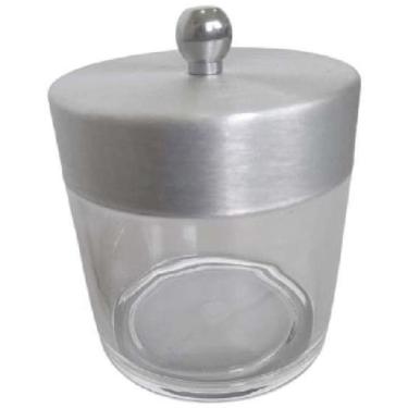 Imagem de Pote Para Banheiro Organizador Algodão Cotonete Multiuso