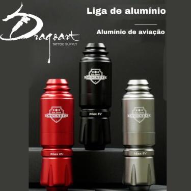 Imagem de Maquina De Tatuagem, Caneta Para Tattoo Pen Rocket Max 8v - DragoArt, 