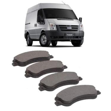 Imagem de Jogo Pastilha de Freio Dianteira Transit 2231 - METALSYSTEM