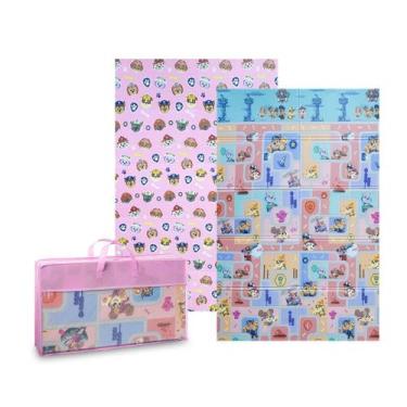 Imagem de Tapete atividades infantil  dobravel patrulha canina - Tapuzim, Rosa