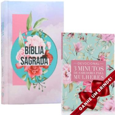 Imagem de Combo Bíblia Sagrada +Harpa Avivada Capa Dura Letra Normal Colagem + D