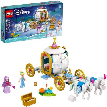 Imagem de Lego Disney Cinderela's Royal Carriage 43192; Kit de Construção Criativa que faz um grande presente, novo 2021 (237 peças)