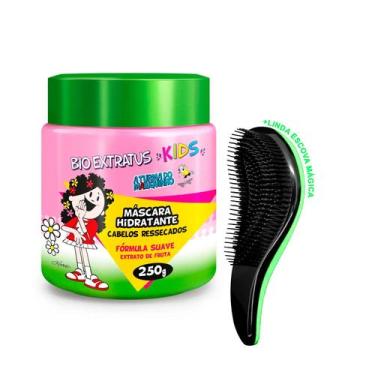 Imagem de Máscara Hidratante Infantil Bio Extratus 250g +Escova Mágica