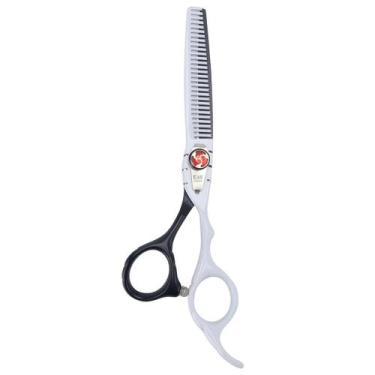 Imagem de Tesoura De Cabelo Profissional De 6 Polegadas, Aço Inoxidável, Barbeir