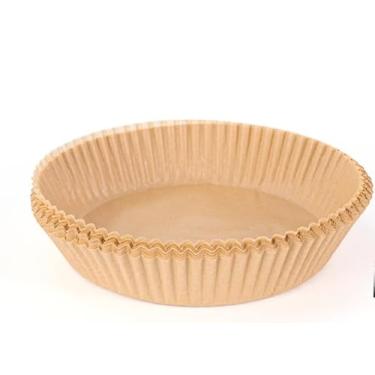 Imagem de Forros de papel Air Fryer, forro de fritadeira de ar descartável para micro-ondas, forros quadrados sem alvejante (50 peças)