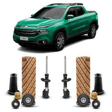 Imagem de Par Amortecedores Mopar + Kit Coxim Suspensão Dianteiro Fiat