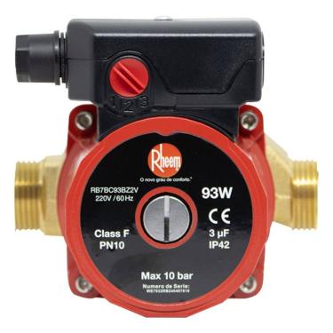Imagem de Bomba de Circulação Rheem 93W p/ Água Quente Boiler 220V