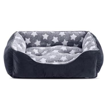 Imagem de Cama de cachorro GASUR retangular ortopédica lavável para cães grandes