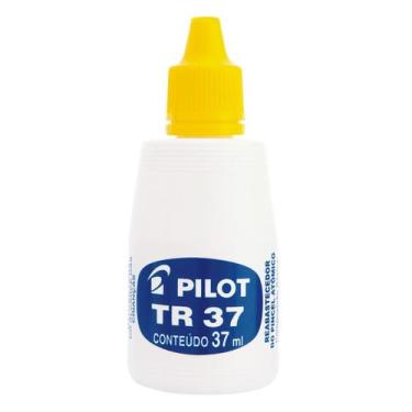 Imagem de Tinta p/ Pincel Atômico PILOT Permanente TR37 frasco 37ml, Amarelo