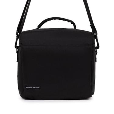 Imagem de Bolsa Térmica Daily, 6,8L, Preta, com Alças de Mão e Ombro, 22x24x13cm, Capacidade 3kg (Preta)