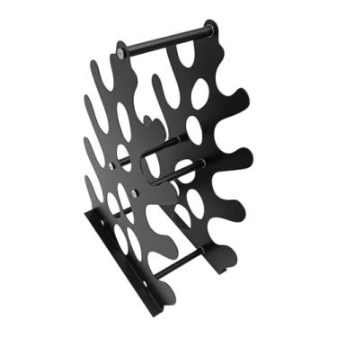 Imagem de simhoa Rack de halteres, rack de armazenamento, piso em pé de economia de espaço de metal profissional para organizador resistente à academia em casa,