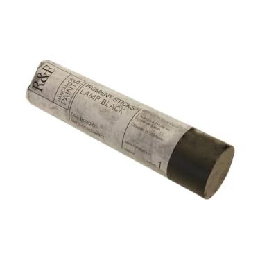 Imagem de R&F Tintas feitas à mão - bastão de pigmento de óleo profissional, lâmpada preta, 100 ml