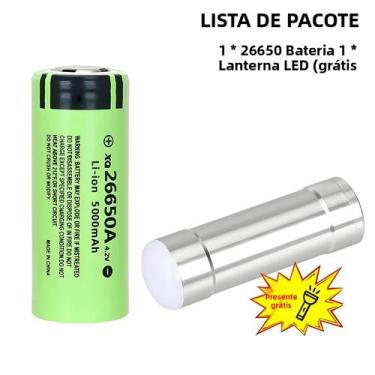 Imagem de Mini Lanterna LED Recarregável De 5000mAh De Alto Brilho Para Acampame