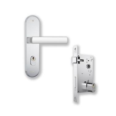 Imagem de Fechadura stam 55mm cromada 1600/35, EXTERNA