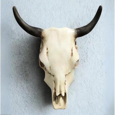 Imagem de Cabeça De Boi Em Resina Crânio Caveira Decoração