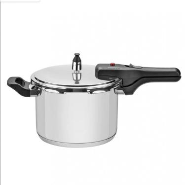 Imagem de Panela De Pressão Tramontina Brava Em Aço Inox Com Fundo Triplo 4,5 L Inox
