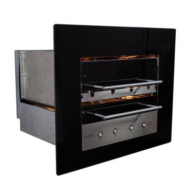 Imagem de Assador Elétrico De Embutir 4 Espetos Rotativos Hope Glass Smart 04 110V