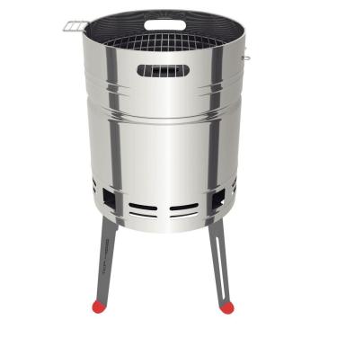 Imagem de Churrasqueira à Carvão Tcp 400 Em Aço Inox Com Balde Para Carvão Em Aço Esmaltado