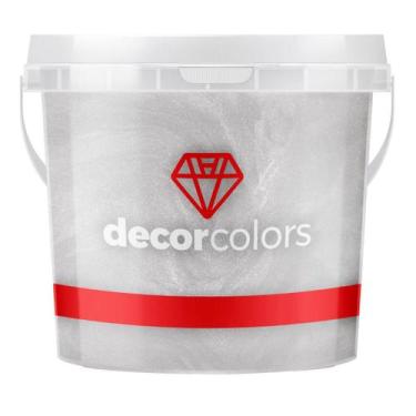 Imagem de Cimento Queimado Diamantado 3,2 kg - Decor Colors - 000003, Prata Nobr