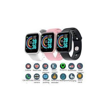 Imagem de Relógio Smartwatch ABD20 Pulseira Inteligente Monitor Cardíaco Pressão