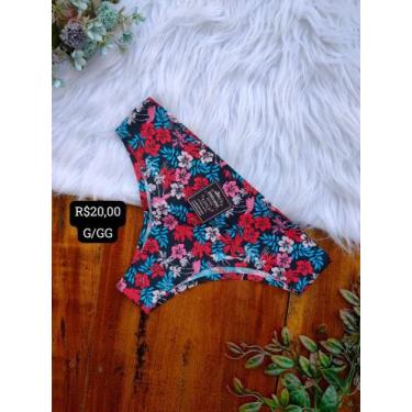 Imagem de Calcinha tradicional estampada sem costura - Batista Modas 