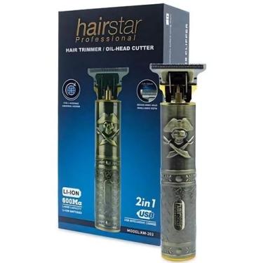 Imagem de Maquina De Acabamento Trimmer Para Cabelo E Barba Bivolt Hairstar, KM-