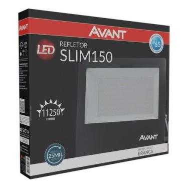 Imagem de Refletor Led Slim 150w 127/220v 6500k Avant Externo Cor Da Luz Branco-