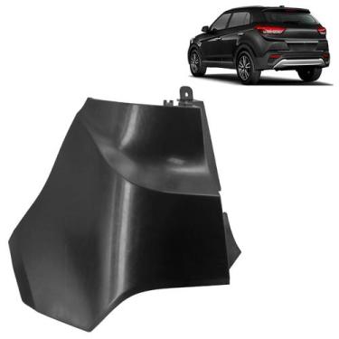 Imagem de Acabamento Parachoque Traseiro Creta 2016 2017 2018 Preto Liso Origina