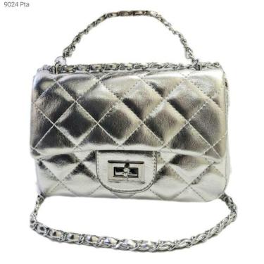 Imagem de Bolsa Feminina Ombro / Transversal / Mão Matelassê Metalizada Inspiraç