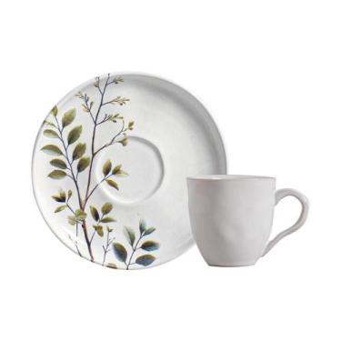Imagem de Conjunto com 6 Xícaras De Chá Orgânico 170ml com 6 Pires Bio Birdy - P