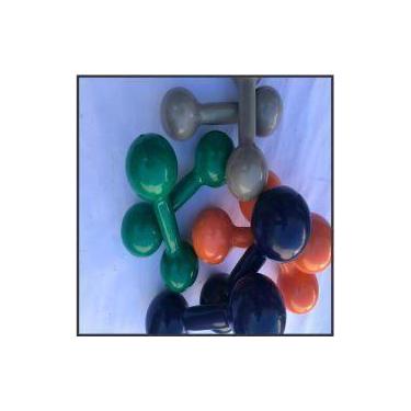 Imagem de Kit 28kg halter bola emborrachado - FORCE