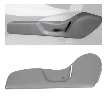 Imagem de HECASA Painel de acabamento do assento do lado do motorista bisel compatível com Toyota Tacoma 2001-2004 substituição para 71812-04010-B2 cinza claro