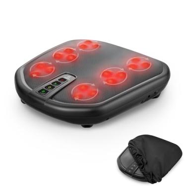 Imagem de Comfier Máquina de massageador de pés ShiDeliveryDate, massageador de pés e costas com calor, aquecedor de pés aquecido, massageador de pés para alívio da dor, circulação, fascite plantar, ajuste para todos os tamanhos de pé