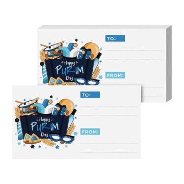 Imagem de Cartões-presente S Superfine Printing Happy Purim, pacote com 25