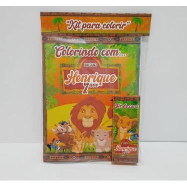 Imagem de 10 kit colorir personalizado - Orvalho Festas