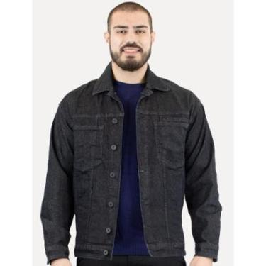 Imagem de Jaqueta Ellus Jeans Masculina Ocean Vintage Preta-Masculino