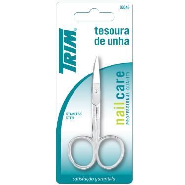 Imagem de Tesoura para Unha Trim ponta Curva
