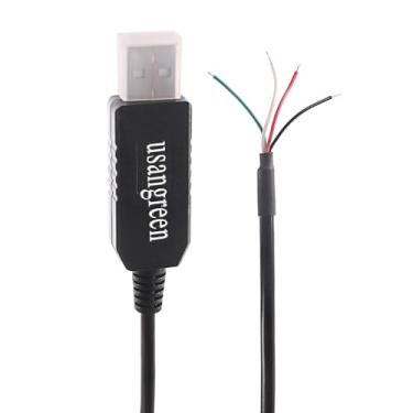 Imagem de Usangreen Cabo USB RS485 compatível com Gerbox GX EM540 Grid Meter EM112 Victron ET112 Conexão com fio FT232RNL RS485 Cabo adaptador conversor serial