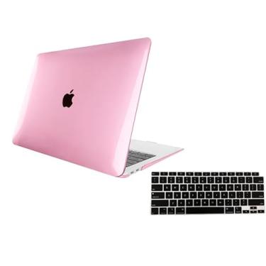 Imagem de Kit Capa Case Para Macbook PRO 16 A2485 A2780 A2991 Fabricação a partir de 2021 CHIP M1 M2 M3 + Película de Teclado (Rosa Cristal)