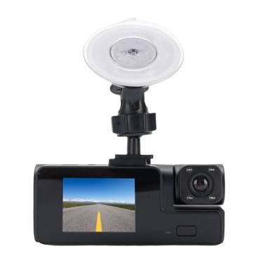 Imagem de Jectse Câmera de Carro Triplo, 1080p HD 170 ° Came de Traço de Larga Angular Com Tela LCD de 2 Polegadas, DVR de Gravador de Carro Traseiro Interno, Revertendo a Imagem, para o