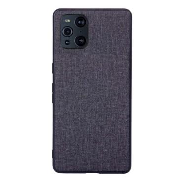 Imagem de Capas Compatível com OPPO Find X3,Design de padrão de tela,Pproteção completa de 360°,Pplástico macio,Proteção contra queda-Black