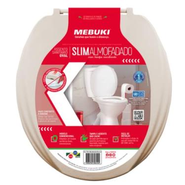 Imagem de Assento Sanitário Tampa Almofadada Oval Compativel Com Vaso Diamantina 1.6gpf 6.0lpf (Salmão)