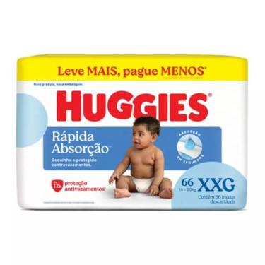 Imagem de Fralda Descartável Huggies Tripla Proteção Hiper - Tamanho XXG- Com 66