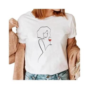 Imagem de Camiseta Feminina Manga Curta - Estampa Vintage Anos 90, BR-G4, Mgq 27