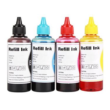 Imagem de Kit de tinta de refil CoYlBod para T254 T252XL120-BCS, T252XL220, T252XL320, T252XL420 Workforce WF-7710 WF-7720 WF-7210 WF-3630 WF-7620 WF-7610 WF-3640 WF-3620, use para cartuchos recarregáveis ou CISS, BK/M/Y/C