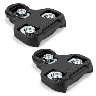 Imagem de Chuteiras de bicicleta compatíveis com Look KEO e Peloton Bike - Sistema de flutuação ajustável de 0 graus para máxima estabilidade e transferência de energia - Presilhas de bicicleta duráveis para