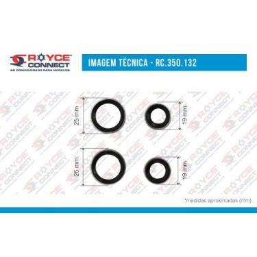 Imagem de Arruela Vedacao Compressor Delphi CVC 1999 Em diante Valvula Block Cap