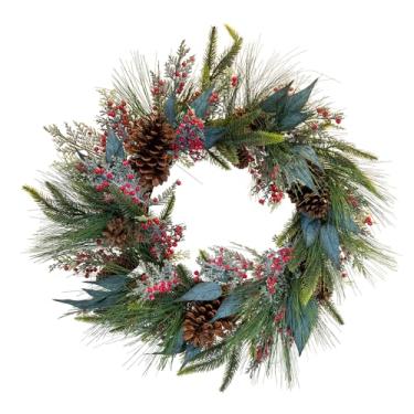 Imagem de Kurt Adler 61 cm decorado com guirlanda de pinhas