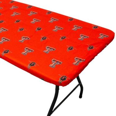 Imagem de College Covers Toalha de mesa Texas Tech Red Raiders Tailgate, 183 x 76 cm, mesa de 1,8 m